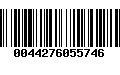 Código de Barras 0044276055746