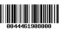 Código de Barras 0044461908000