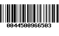 Código de Barras 0044500966503