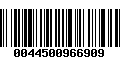 Código de Barras 0044500966909