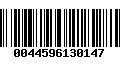 Código de Barras 0044596130147