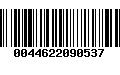 Código de Barras 0044622090537