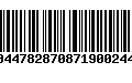 Código de Barras 00447828708719002445