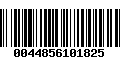 Código de Barras 0044856101825