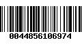 Código de Barras 0044856106974