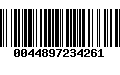 Código de Barras 0044897234261