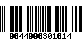 Código de Barras 0044900301614