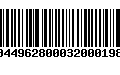 Código de Barras 00449628000320001982