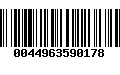 Código de Barras 0044963590178