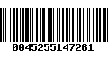 Código de Barras 0045255147261