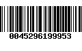 Código de Barras 0045296199953