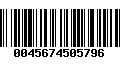 Código de Barras 0045674505796