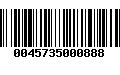 Código de Barras 0045735000888