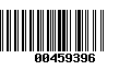 Código de Barras 00459396