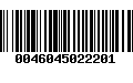 Código de Barras 0046045022201