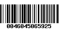 Código de Barras 0046045065925