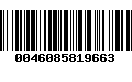 Código de Barras 0046085819663