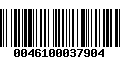 Código de Barras 0046100037904