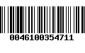 Código de Barras 0046100354711