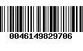 Código de Barras 0046149829706