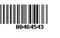 Código de Barras 00464543