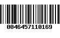 Código de Barras 0046457110169