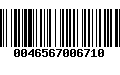 Código de Barras 0046567006710