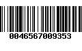 Código de Barras 0046567009353