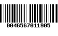 Código de Barras 0046567011905