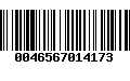 Código de Barras 0046567014173