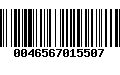 Código de Barras 0046567015507