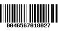 Código de Barras 0046567018027