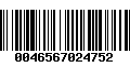 Código de Barras 0046567024752