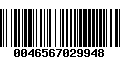 Código de Barras 0046567029948