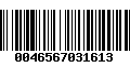 Código de Barras 0046567031613