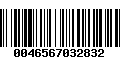 Código de Barras 0046567032832