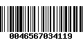 Código de Barras 0046567034119