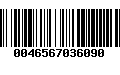 Código de Barras 0046567036090