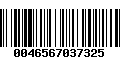 Código de Barras 0046567037325