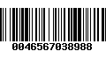 Código de Barras 0046567038988