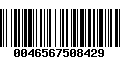 Código de Barras 0046567508429