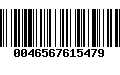 Código de Barras 0046567615479