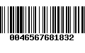 Código de Barras 0046567681832