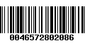 Código de Barras 0046572802086