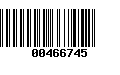 Código de Barras 00466745