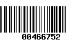 Código de Barras 00466752