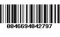 Código de Barras 0046694042797