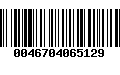 Código de Barras 0046704065129