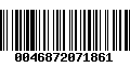 Código de Barras 0046872071861