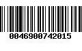 Código de Barras 0046900742015